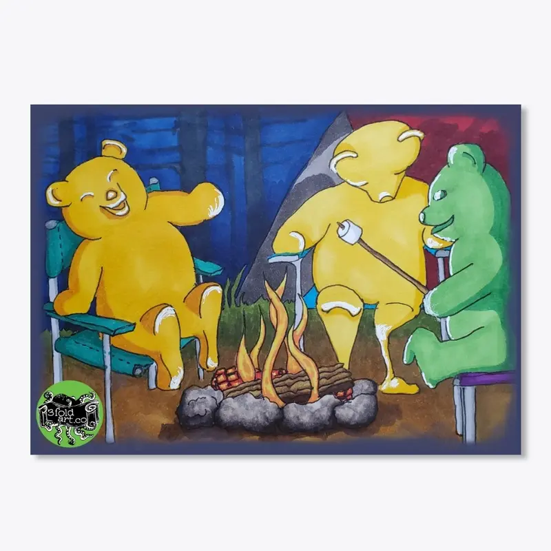 Gummy Bears + Campfire